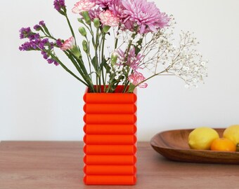 Woody | Maximalist Deko | Vase bunt| Dopamin Decor | Außergewöhnliche Deko | Trockenblumen Vase | Funky Decor | Aesthetic decor