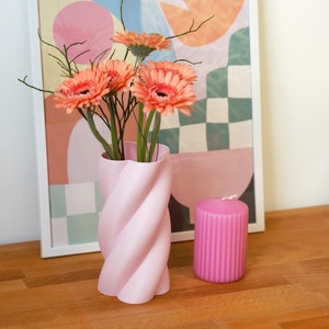 Pink decoration | Marshmallow | Vase pastel | Maximalist decoration | Dopamine decor | Danish pastel | Aesthetic | Gift | Wedding | Birthday