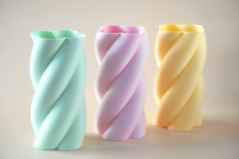 Rosa Deko Marshmallow Vase Pastell Maximalistische Deko Dopamin Decor Danish Pastel Aesthetic Geschenk Hochzeit Geburtstag Bild 7