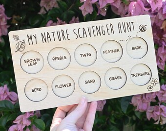 Kids Nature Scavenger Hunt Checklist