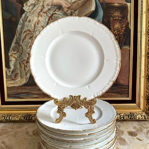 Platos antiguos de Limoges, Juego de platos de Limoges Le Grand Depôt, Porcelana de Limoges Bernardaud, Porcelana antigua de París