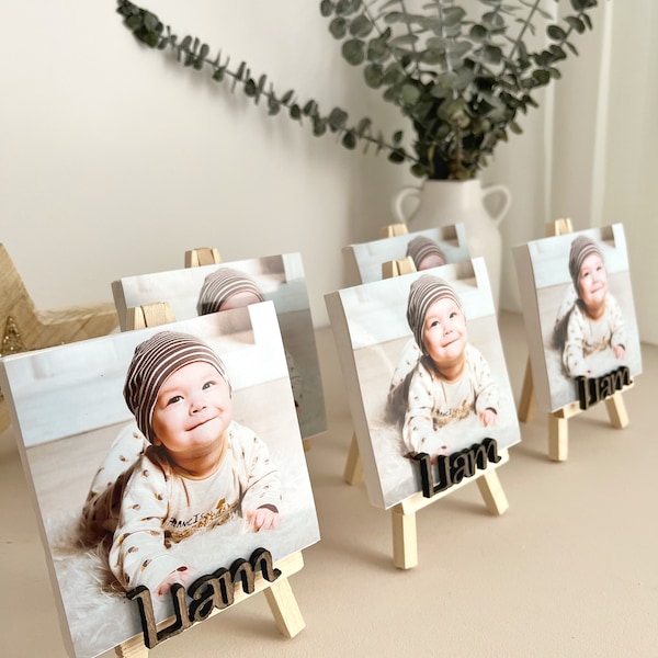 Cadeaux de fête de baptême, Cadeau unique pour invités, cadre photo personnalisé, cadeaux de baptême, cadeau de fête de baptême, cadeau de premier anniversaire, bébé garçon