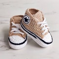 Crochet Baby Sneakers, Baby Shoes, Newborn Outfit, Baby Newborn Girl Boy shoes, Crochet Baby Booties, Birth Gift, Crib Shoes, Sock Baby product logo