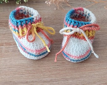 Hanmade Baby booties,Baby knitted  shoes,Baby shoes socks,Crib shoes,Newborn gift,Sock boots,Crochet baby girl boy booties,Crochet shoes