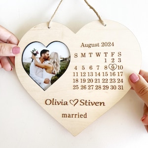 Regalo San Valentin Novia - Ideas De Regalo Pareja - Marco de Foto Pareja - Regalo De Aniversario Para Ella - Regalos Personalizados Para El