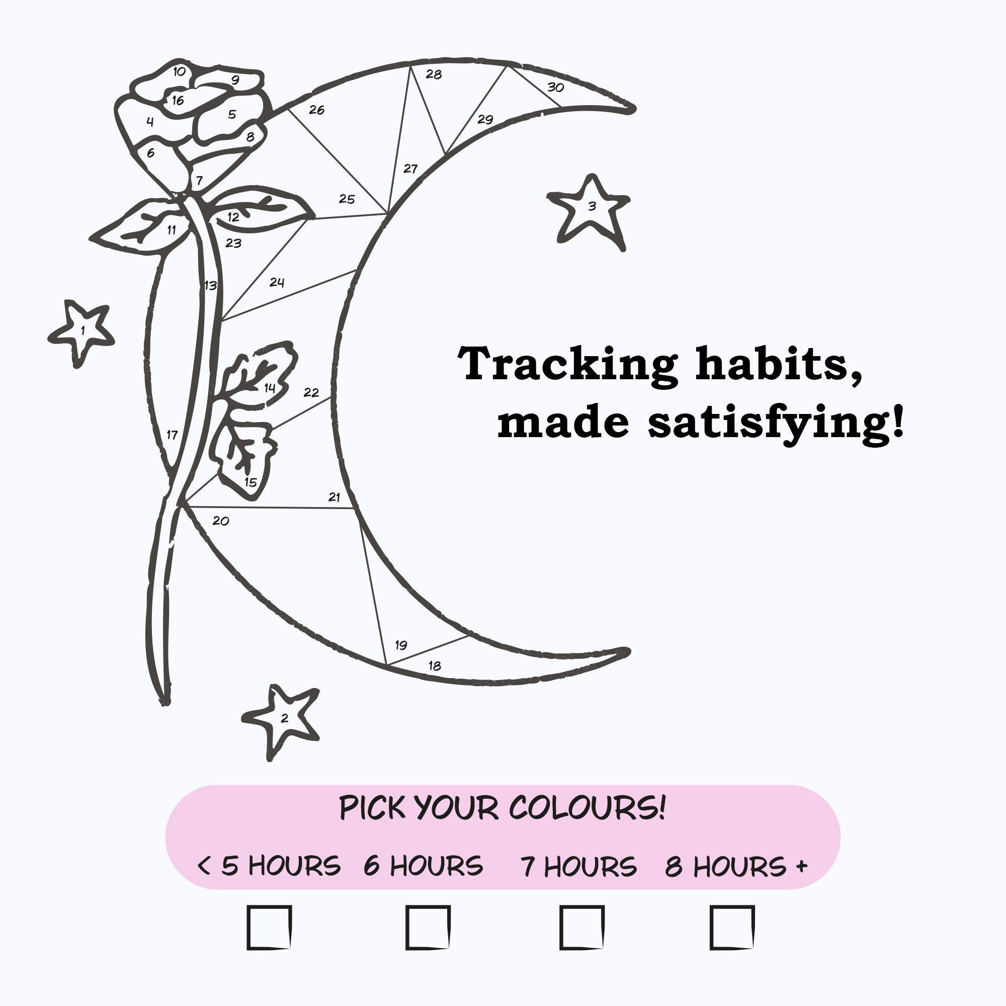 Printable Colorable Sleep Tracker AESTETIC Sleep Progress - Etsy Canada
