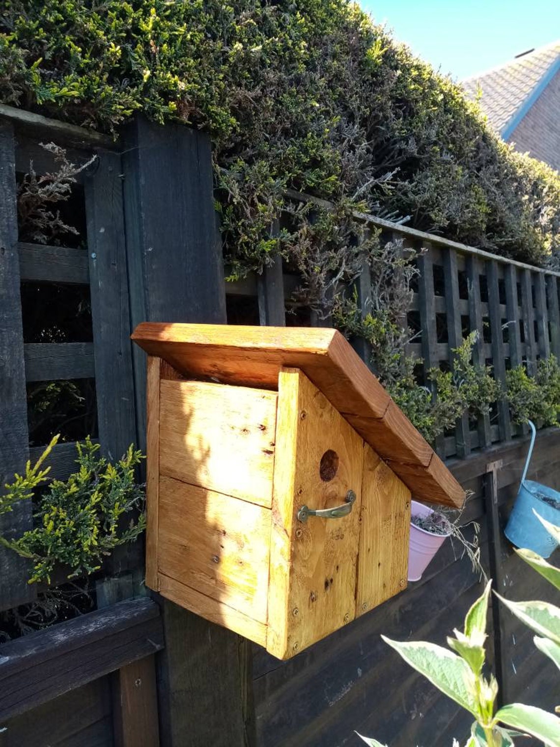 Rustic Pallet Wood Bird Box Rustic Bird House Shabby Chic Etsy UK