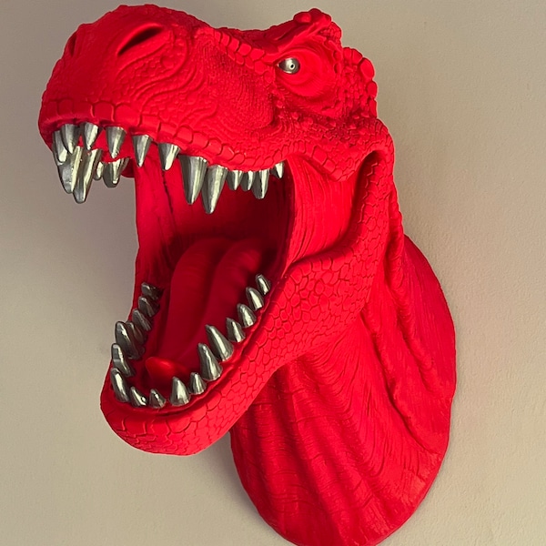 Dinosaur Wall Head Etsy UK