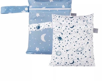 Nappy bag | Wet dry bag I reusable bag | cloth bag l waterproof bag | moon bag l swim bag | cloth nappy bag l boy nappy bag I new baby gift