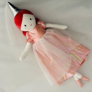 Princess soft rag doll first doll handmade