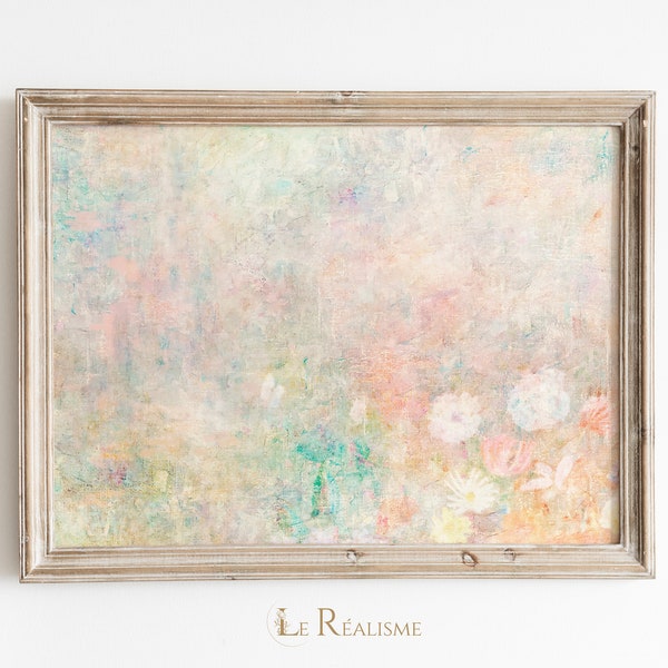 Abstract Floral Painting | Vintage Home Decor | Printable Art  -  no. 0055