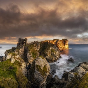Kinbane Castle, Beautiful Fine Art Print, Photographic Giclée Print, Wall Hangings, Wall Decor