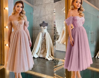 Dusty Pink Dress - Etsy