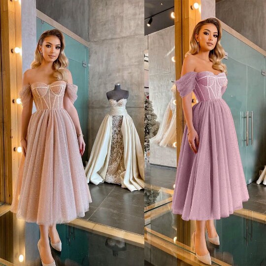 Dusty Pink Dress - Etsy