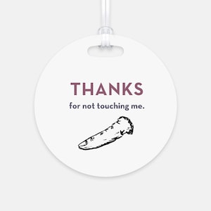 Merci de ne pas me toucher du doigt | Siège d’auto pour bébé Ne touchez pas le panneau | Carte poussette pour nouveau-né | Porte-bébé Tag