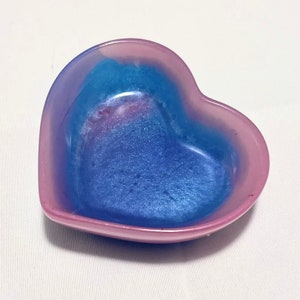 Bisexual Pride Resin Heart Trinket Bowl