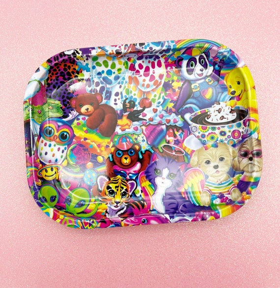 Lisa Frank Aesthetic Rolling Tray 5.5x7 Inches Smoke Tray Etsy