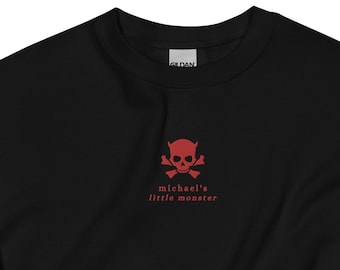 Michael Crist's Little Monster Embroidered Sweatshirt | Devil's Night Series by Penelope Douglas Bookish Merch