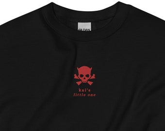 Kai Mori's Little One Embroidered Sweatshirt | Devil's Night Series by Penelope Douglas Bookish Merch