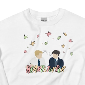Heartstopper Leaves Hi Sweatshirt / Heartstopper di Alice Oseman Nick Nelson e Charlie Spring Bookish Merch