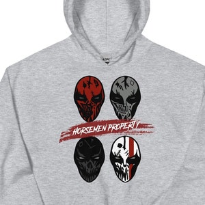 Four Horsemen Property Hoodie | Devil&#39;s Night Series by Penelope Douglas Bookish Merch