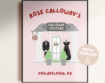 Rose Calloway's Calloway Couture | Addicted Calloway Sisters Series by Krista & Becca Ritchie Digital Print Poster Art