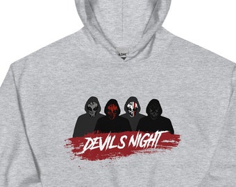 Devil's Night Hoodie / Devil's Night Series por Penelope Douglas Four Horsemen Bookish Merch
