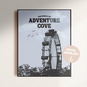 Thunder Bay Adventure Cove &quot;The Cove&quot; | Devil&#39;s Night Series & Punk 57 by Penelope Douglas Digital Print Poster Art