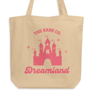 Dreamland Park Pink Tote Bag | The Fine Print by Lauren Asher Dreamland Billionaires Series Bookish Merch