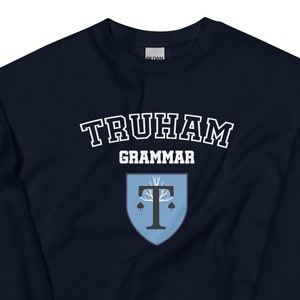 Heartstopper Truham Grammar School Sweatshirt | Heartstopper by Alice Oseman Nick Nelson and Charlie Spring Bookish Merch
