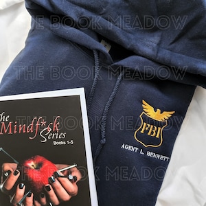 FBI Agent Logan Bennett Embroidered Sweatshirt Hoodie |  Mindf*ck Series by S.T. Abby Bookish Merch