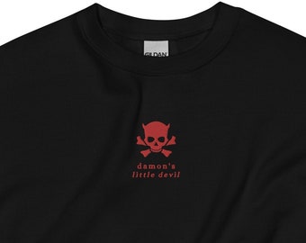 Damon Torrance's Little Devil Embroidered Sweatshirt | Devil's Night Series by Penelope Douglas Bookish Merch