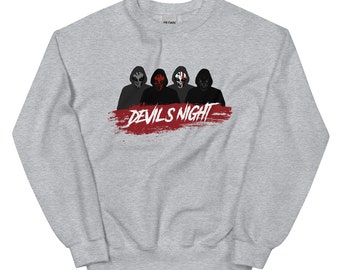 Devil&#39;s Night Sweatshirt | Devil&#39;s Night Series by Penelope Douglas Four Horsemen Bookish Merch