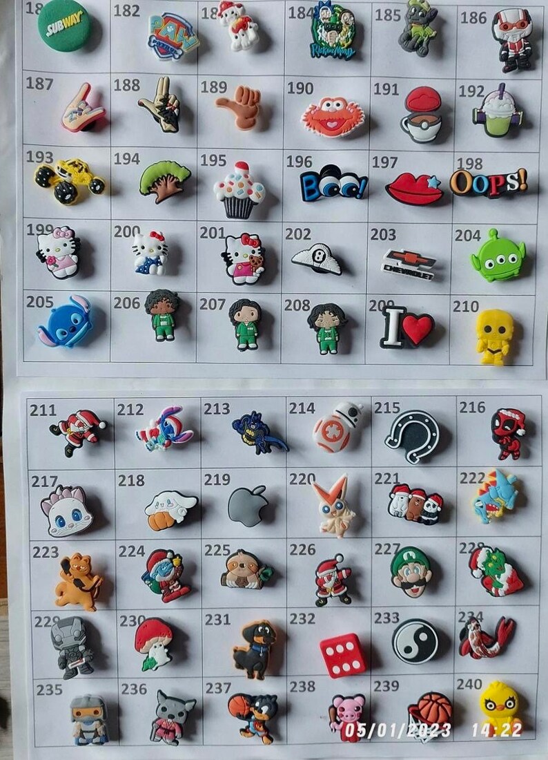 Crocs Charms Jibbitz Shoe Pins Letter Signs Symbols Phrases Etsy