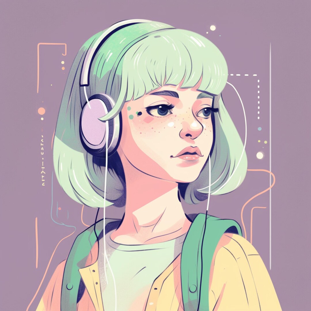 Midjourney Prompt Lofi Art Etsy