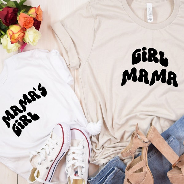 Mama's girl svg png, Girl Mama Svg Png, Mama and me matching shirt svg, Mom and daughter shirt svg, Mommy and me svg, Cut file for cricut