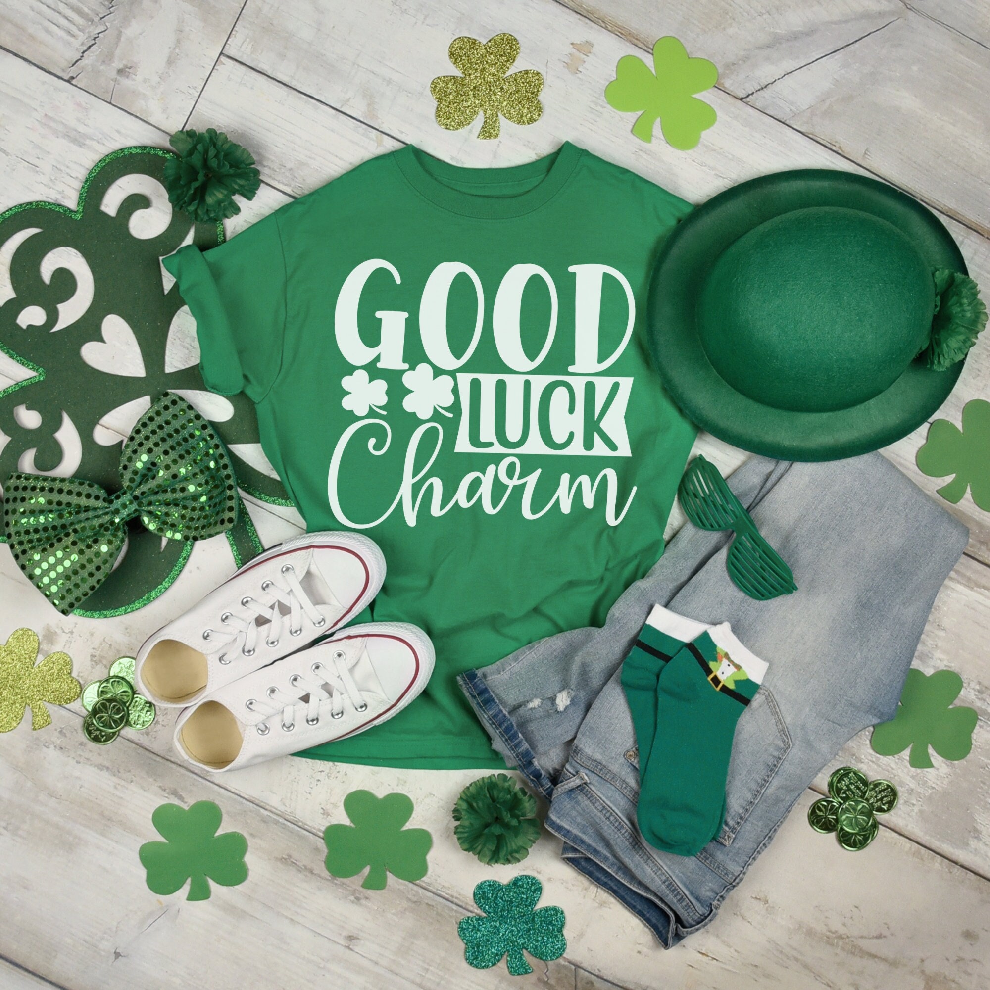 Good Luck Charm SVG PNG St Patricks Day SVG Lucky Charm Etsy