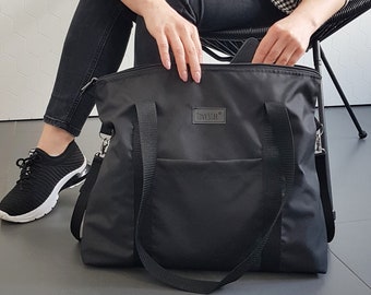 Changing bag black | Bag for Mom| diaper nappy pram bag