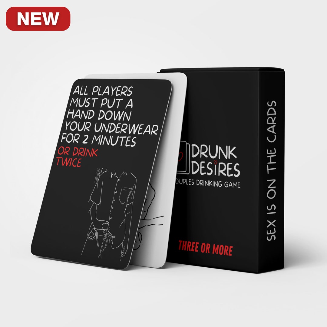 Drunk Desires Three or More Drinking Card Game Valentines - Etsy