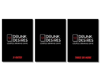 Drunk Desires Couples Drinking Card Game Valentines Day Gift Couples ...
