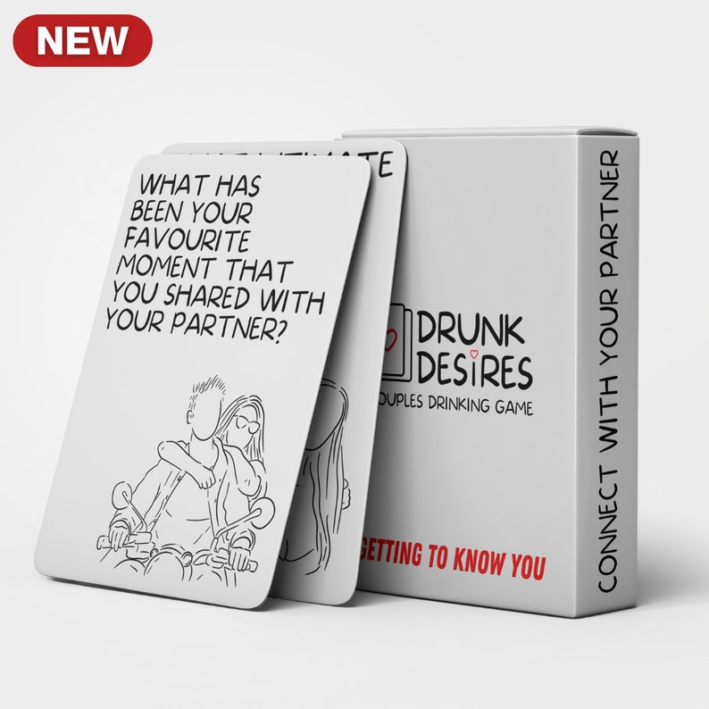 Drunk Desires Getting to Know You Card Game Valentines Day Gift Couples Sex Game Christmas Gift