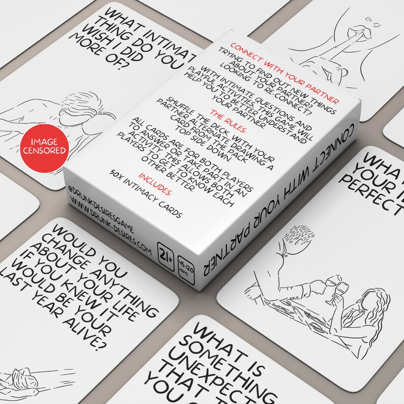 Drunk Desires Getting to Know You Card Game Valentines Day Gift Couples