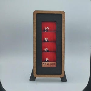 Photobooth Picture Frame 6x2 Photostrip Frame Desktop Photo Display Wedding Photobooth Picture Frame Photo Gift Wedding Birthday Photobooth