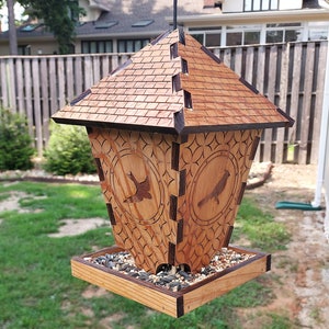 Birdfeeder | Solid Cedar | DIY