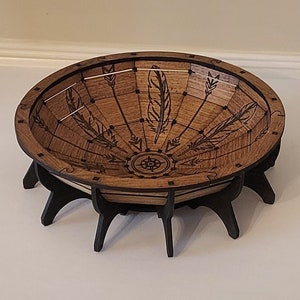 Wooden Catchall Tray Wallet and Key Tray Unique Key Bowl Wooden Coin ...