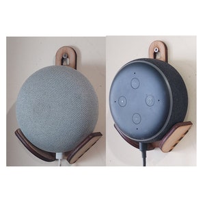 Nest Mini Stand Echo Dot Stand Smart Speaker Vertical Mount Nest Wall Mount Mini Holder Echo Dot Holder Smart Speaker Decor Garage Speaker