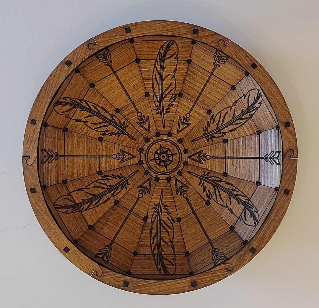 Wooden Catchall Tray Wallet and Key Tray Unique Key Bowl Etsy