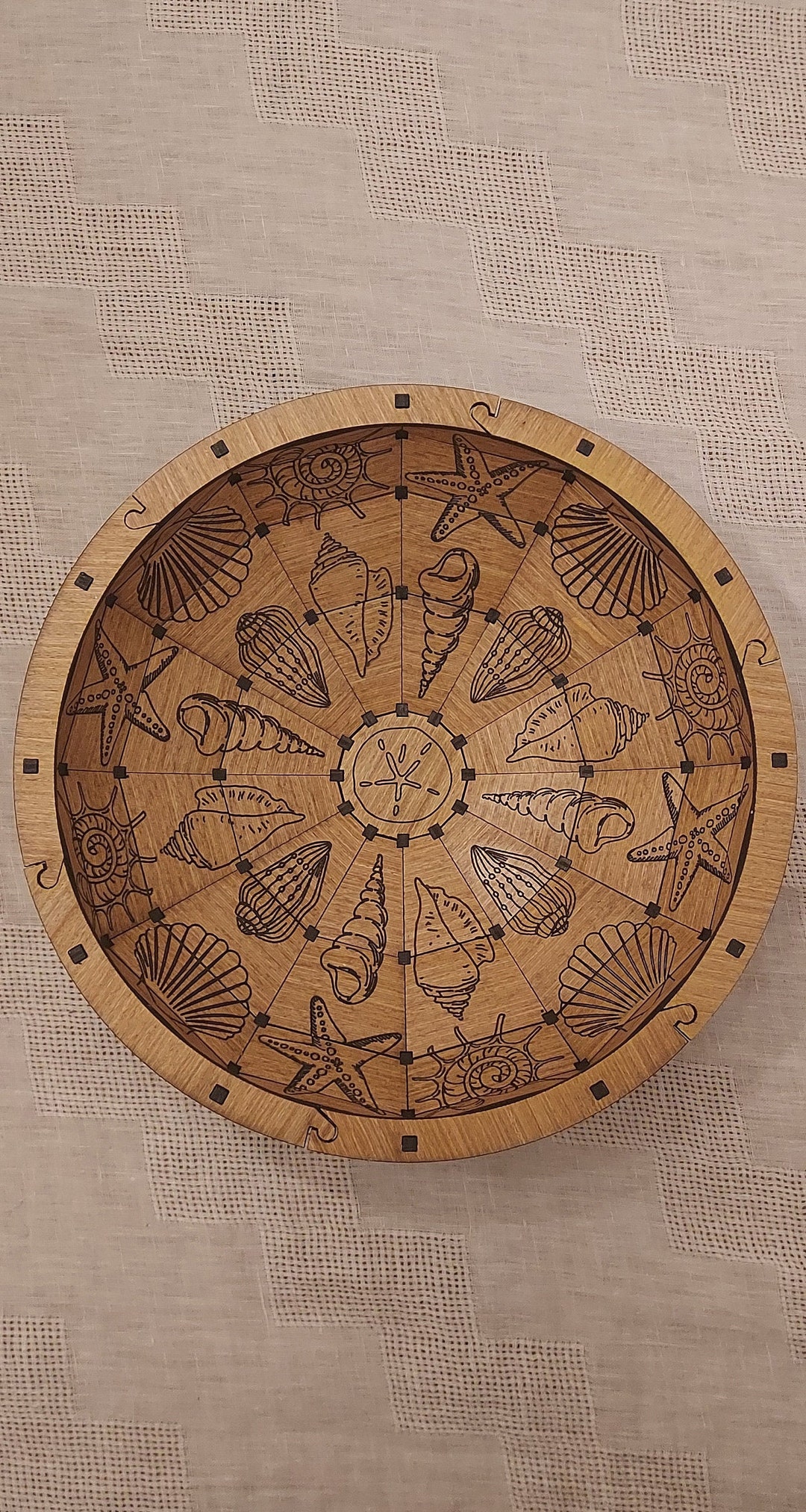 Wooden Catchall Bowl Wallet and Key Tray Unique Key Bowl Etsy