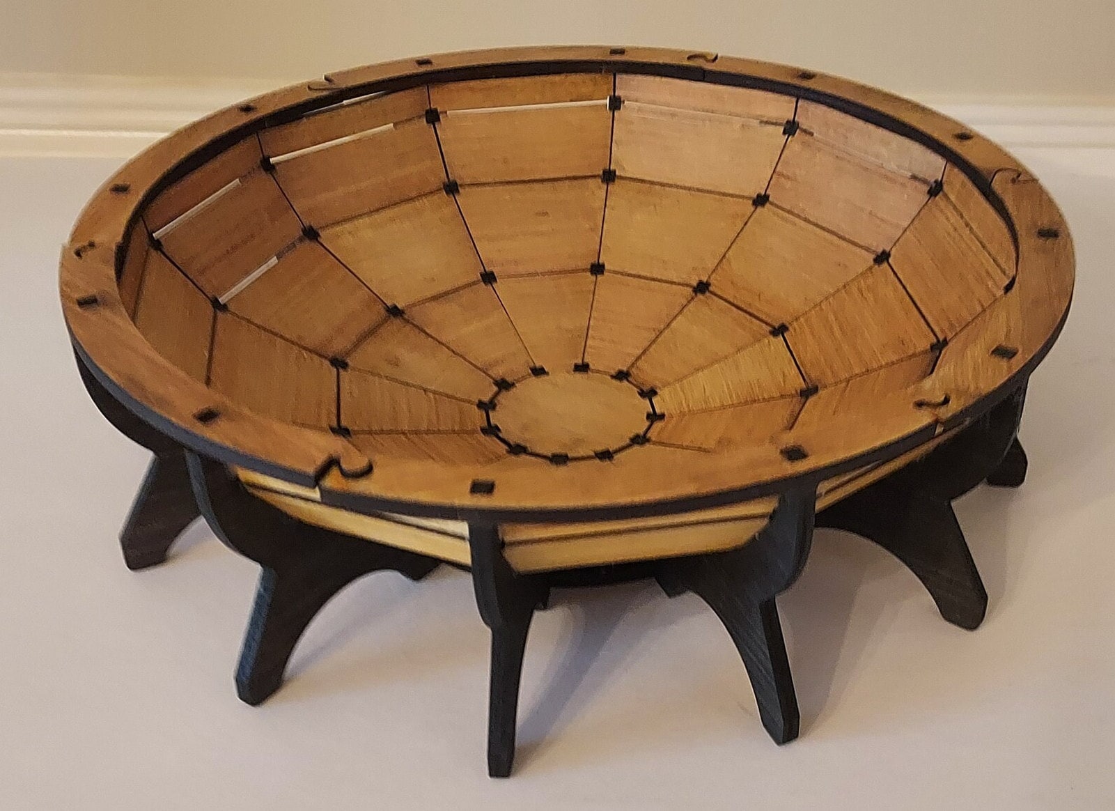 Wooden Catchall Bowl Wallet and Key Tray Unique Key Bowl Wooden Coin