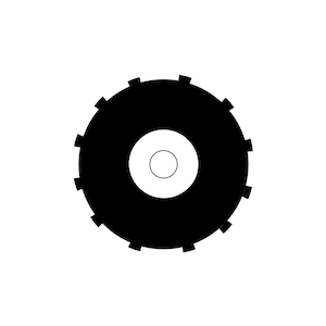 Monster Truck Tire - Cricut - Download